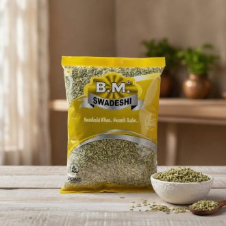 Premium Saunf (Fennel Seeds) – Fresh, Sweet & Aromatic | Mouth Freshener & Cooking Spice | B.M. Swadeshi